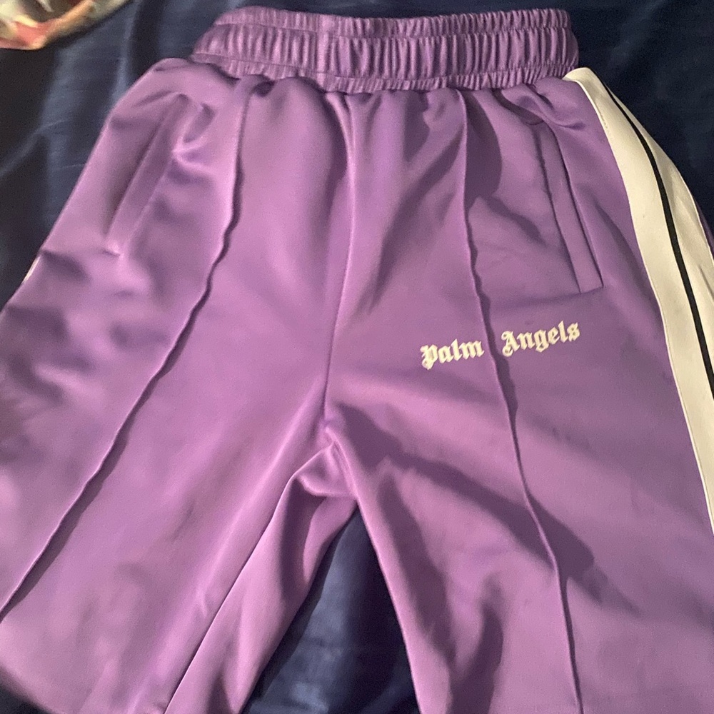 Men Purple Palm Angels Shorts MED